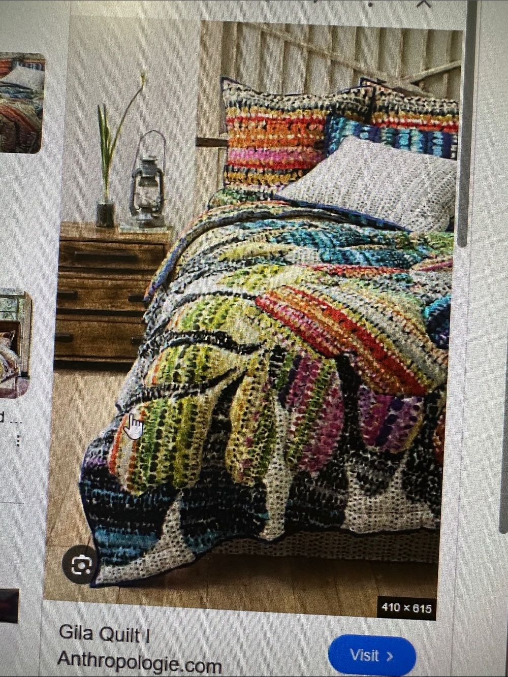🥕 NWT Anthropologie Gila Collection Twin Quilt